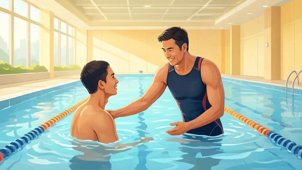 成人怕水?3步漸進練習讓你水中自在